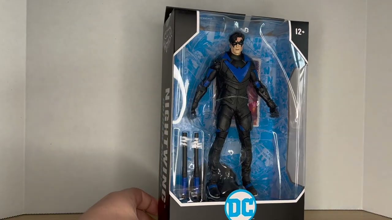 McFarlane Toys DC Multiverse Gotham Knights Video Game Nightwing Action Figure Review