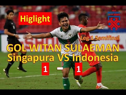 HIGHLIGH🔴 Singapura VS Indonesia  (Semifinal leg 1 AFF 2021)