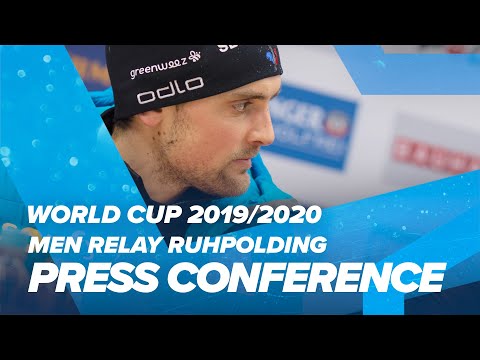 Ruhpolding Men Relay Press Conference