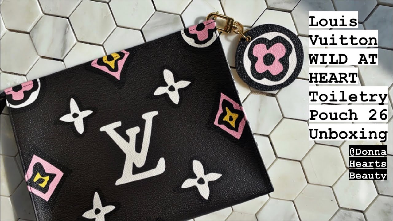 Louis Vuitton WILD AT HEART Toiletry Pouch 26 UNBOXING