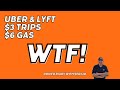 Uber  lyft 3 trips 6 gaswtf  driver diary with sergio