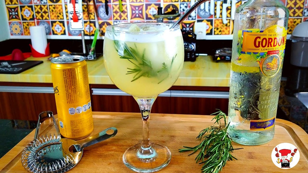Como Fazer Gin Tônica de Abacaxi Drink YouTube