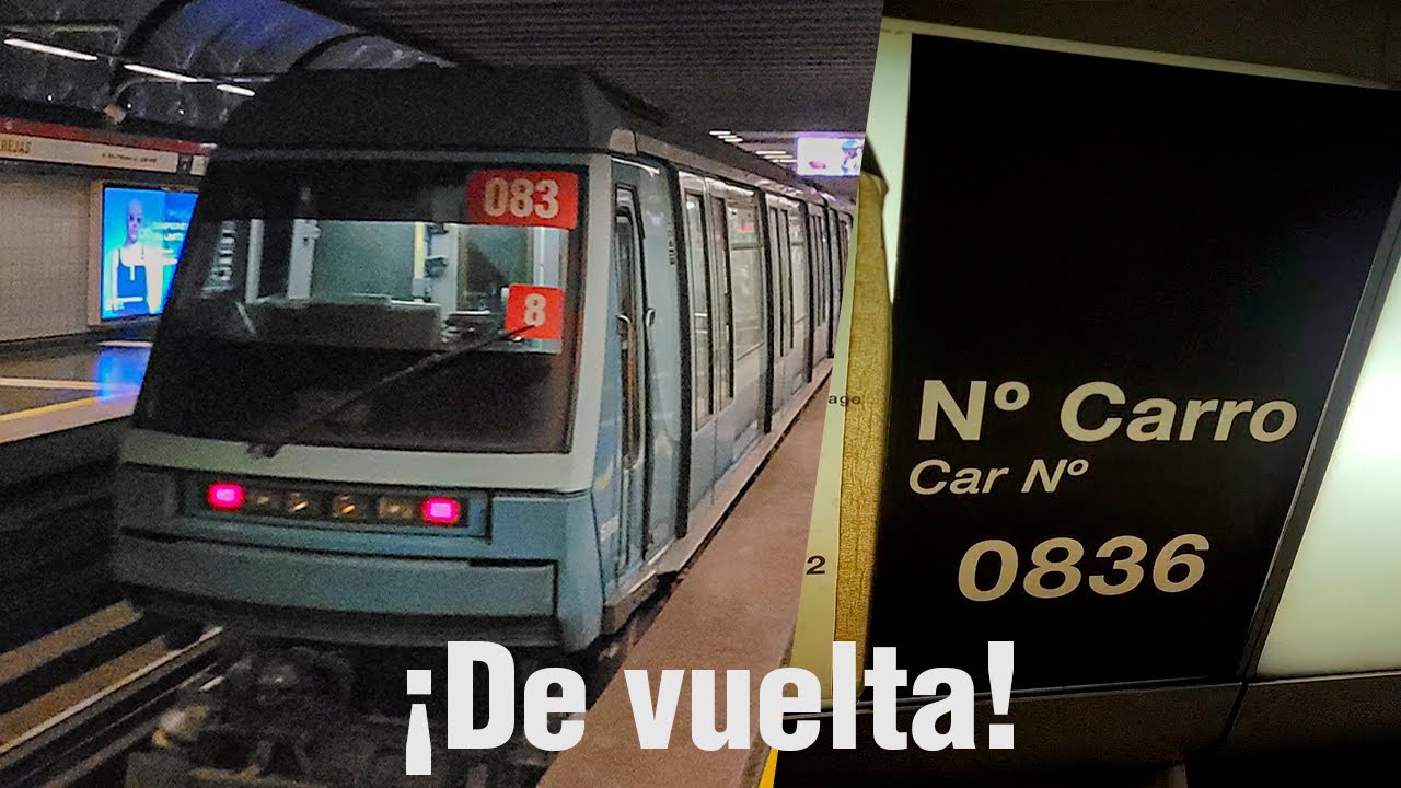 De vuelta! NS-93 n2083 de regreso a las vias / Metro de Santiago