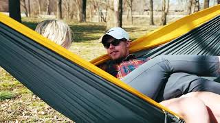 Grey Mustard Two Person Hammock