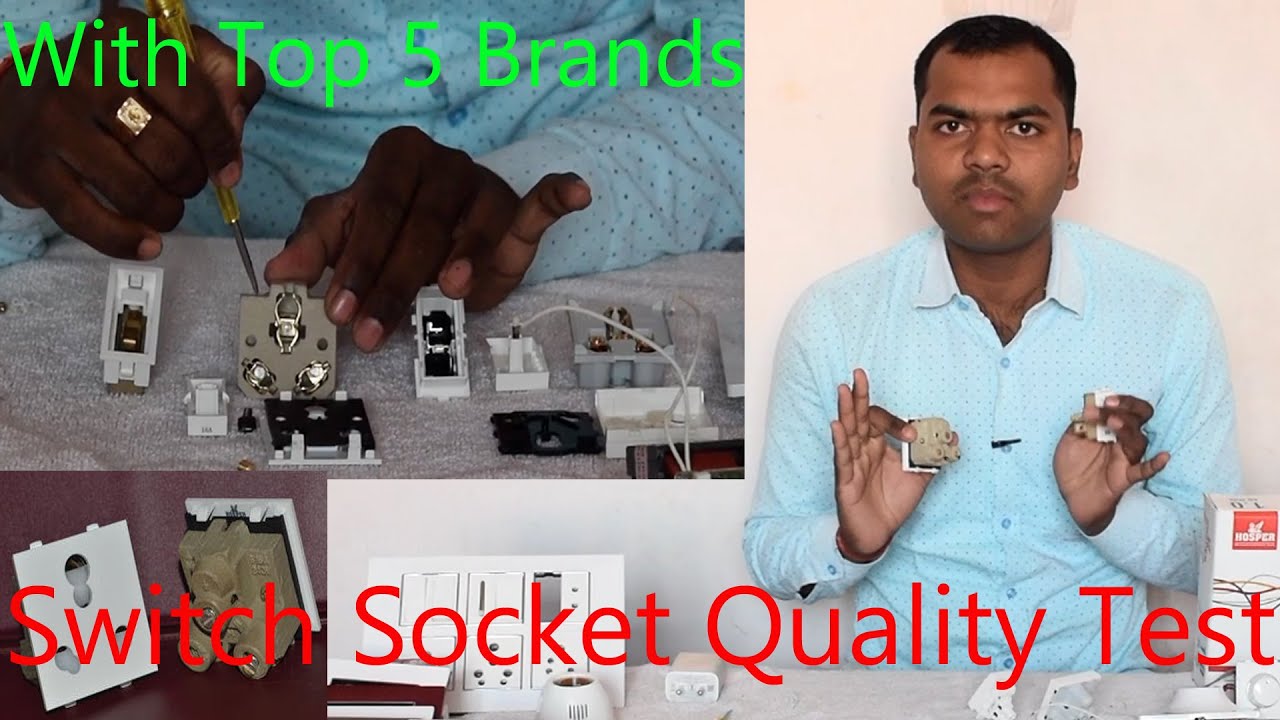 Which is the best switches and sockets? Quality Compair HOSPER vs Top 5