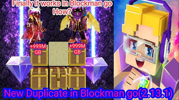 New Duplicate Glitch in SkyBlock Blockman go(2.13.1) $$$ #GGAMERBG