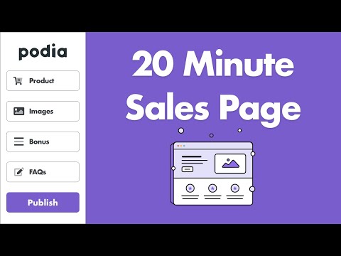 How to Create a SALES PAGE with Podia (NO CODE REQUIRED) | Money Lab