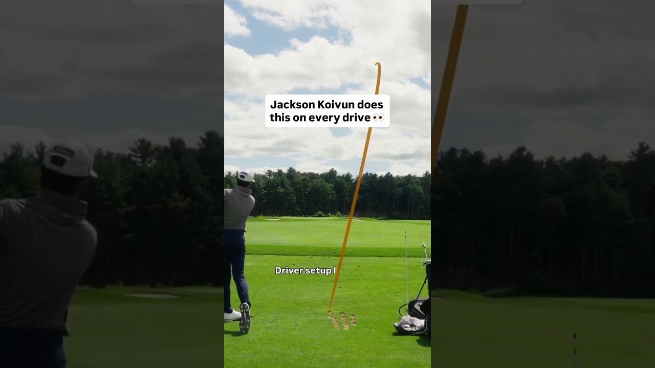 Jackson Koivun does this on every drive. 👀
