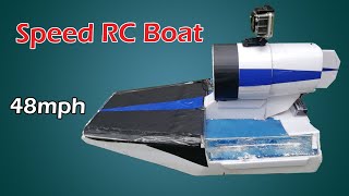 How to make a RC Speed Boat | super fast RC boat | TURBO AIR BOAT | SkyRC Academy