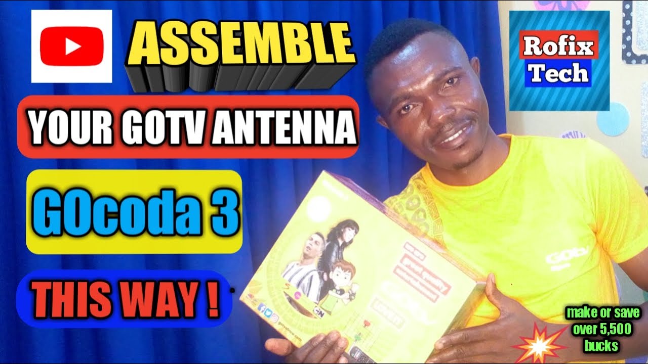 How To Assemble GOtv Antenna Properly As A Beginner YouTube