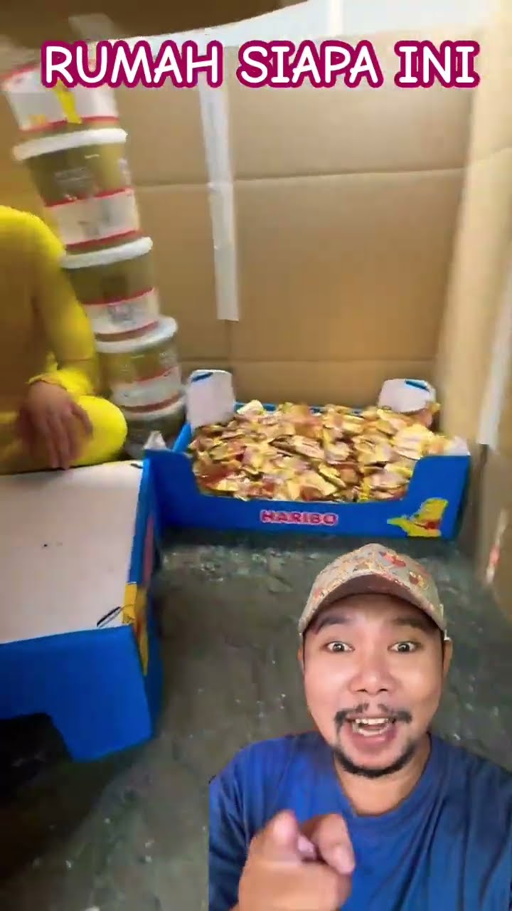 RUMAH MISTERIUS ISI PERMEN KENYAL!!!?? #candy #satisfying #sweet #shorts