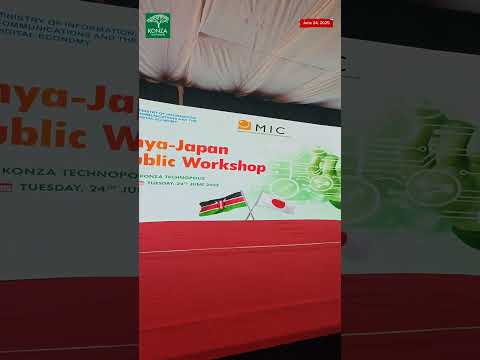 Strengthening Global Bridges!Konza Technopolis is hosting a high-level Kenya-Japan ICT Workshop