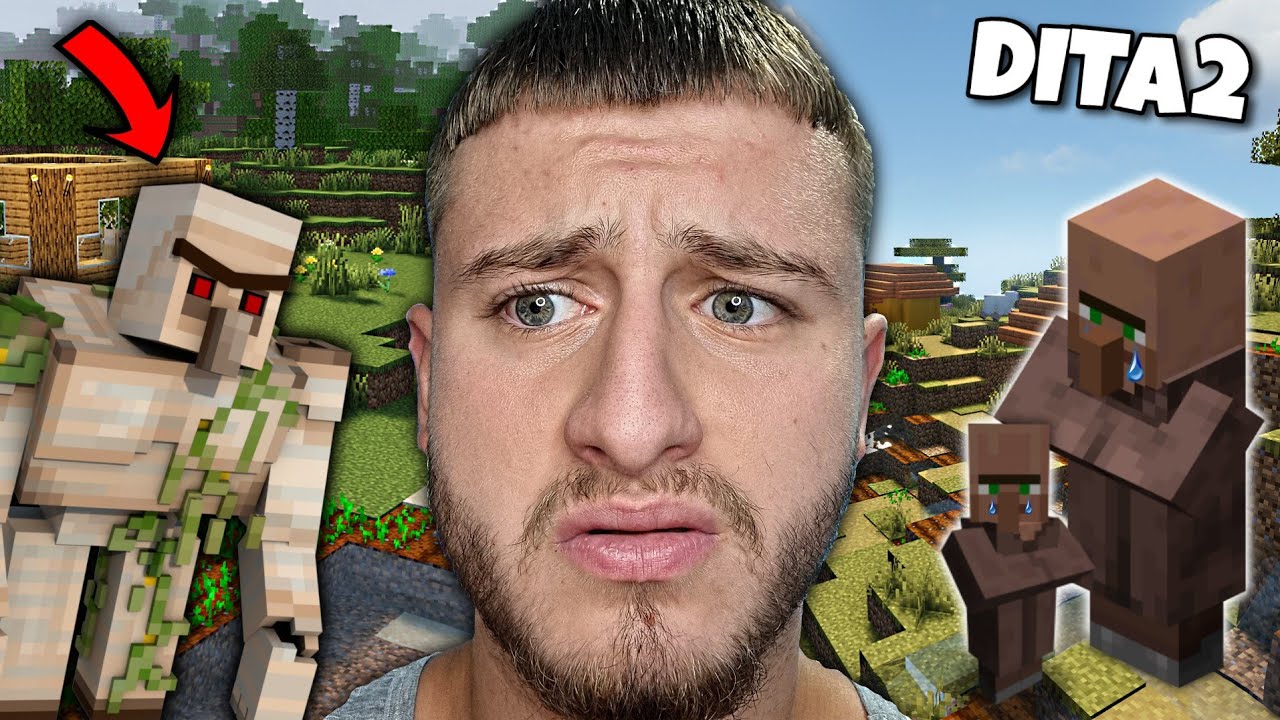 GOLEMI DO ME M VRA !! Artjoli ne MINECRAFT , DITA 2