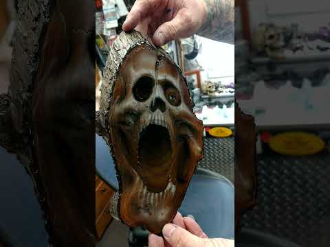 Russian Olive Skull 01