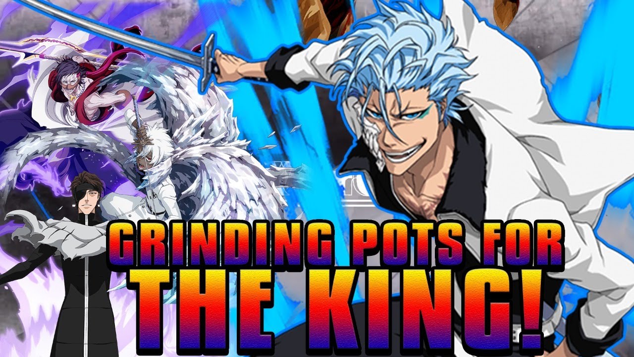 GRINDING POTS FOR GRIMMJOW! Bleach Brave Souls Inheritance Zone/Epic
