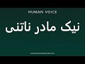 How To Pronounce نیک مادر ناتنی 