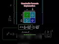 Quadratic Formula visual Trick #mathtricks  #boardexam #tranding #popular ‎⁨@easymethodse