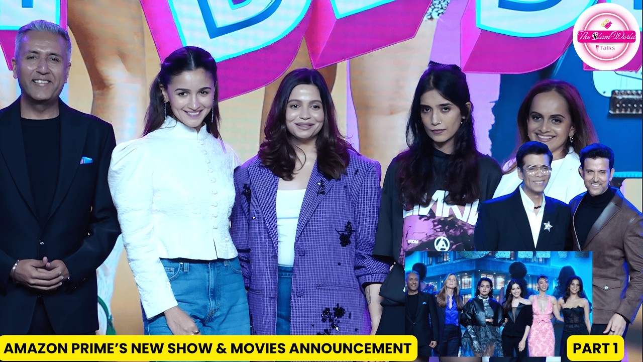 Part 1: Amazon Prime Yearly Announcement | Hrithik Roshan, Alia Bhatt, Kritika Kamra, Saba Azad