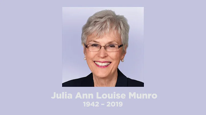 Tribute to the late MPP Julia Munro