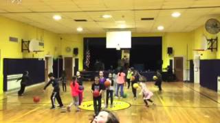 4th grade basketball layup wheel warm up
