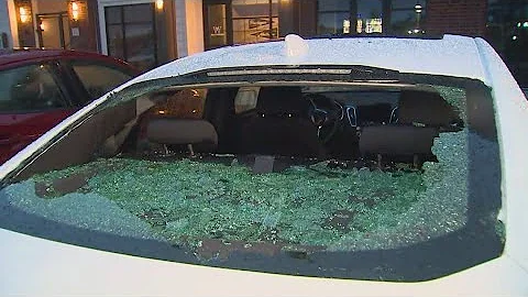 A look at the hail damage from Wednesday's storms in D-FW
