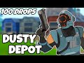 I Dropped Dusty Depot 100 Times And This Is What Happened (Fortnite)