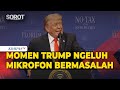Momen Trump Ngeluh Gegara Mikrofon Bermasalah Saat Pidato, Minta Staf Naikkan Volume