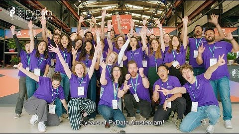 PyData Amsterdam 2025 10-year anniversary | Aftermovie