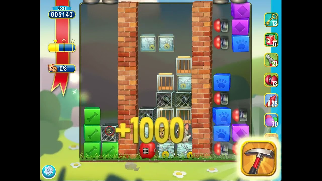 Pet Rescue Saga level 5050 no boosters | PuzzledCubes.site