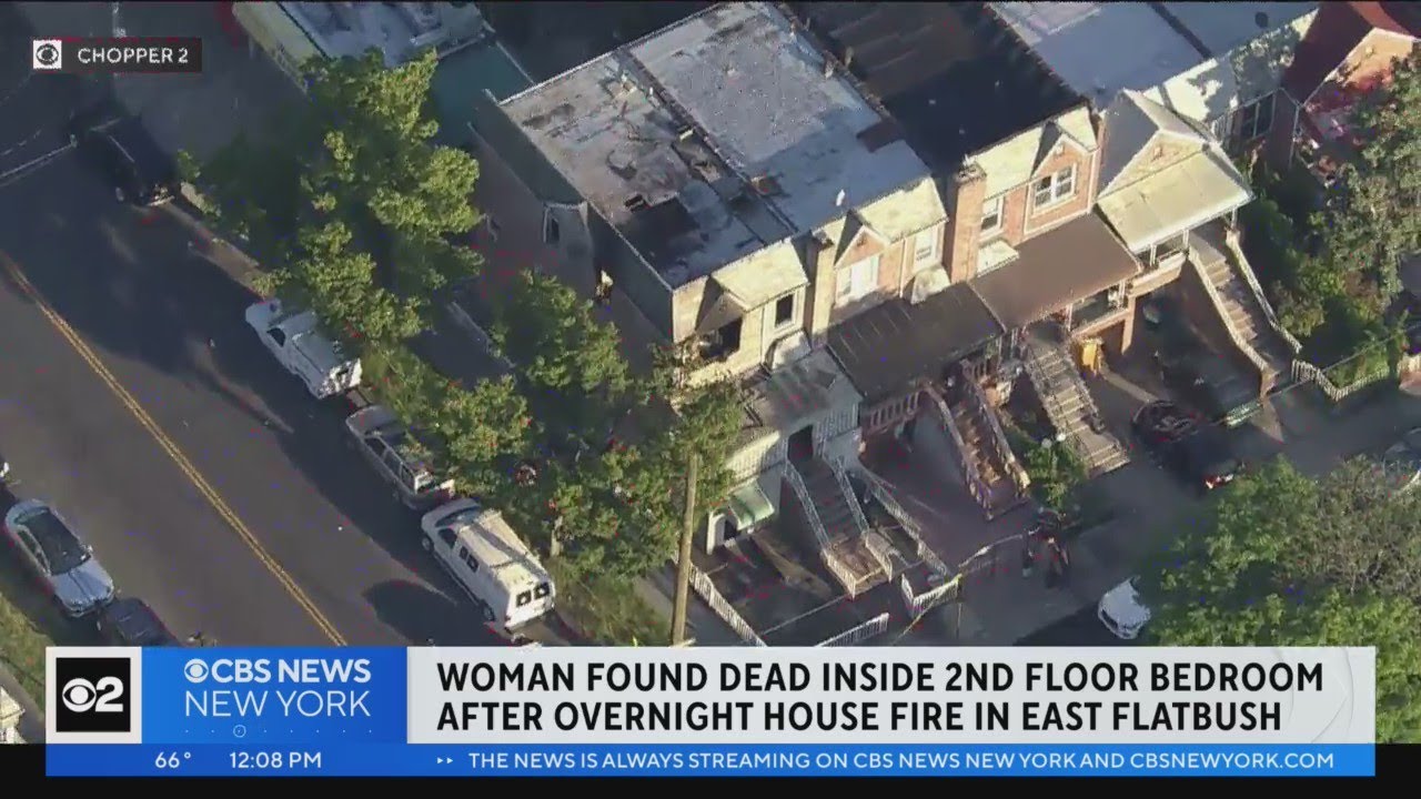 Woman killed in overnight house fire in Brooklyn - YouTube