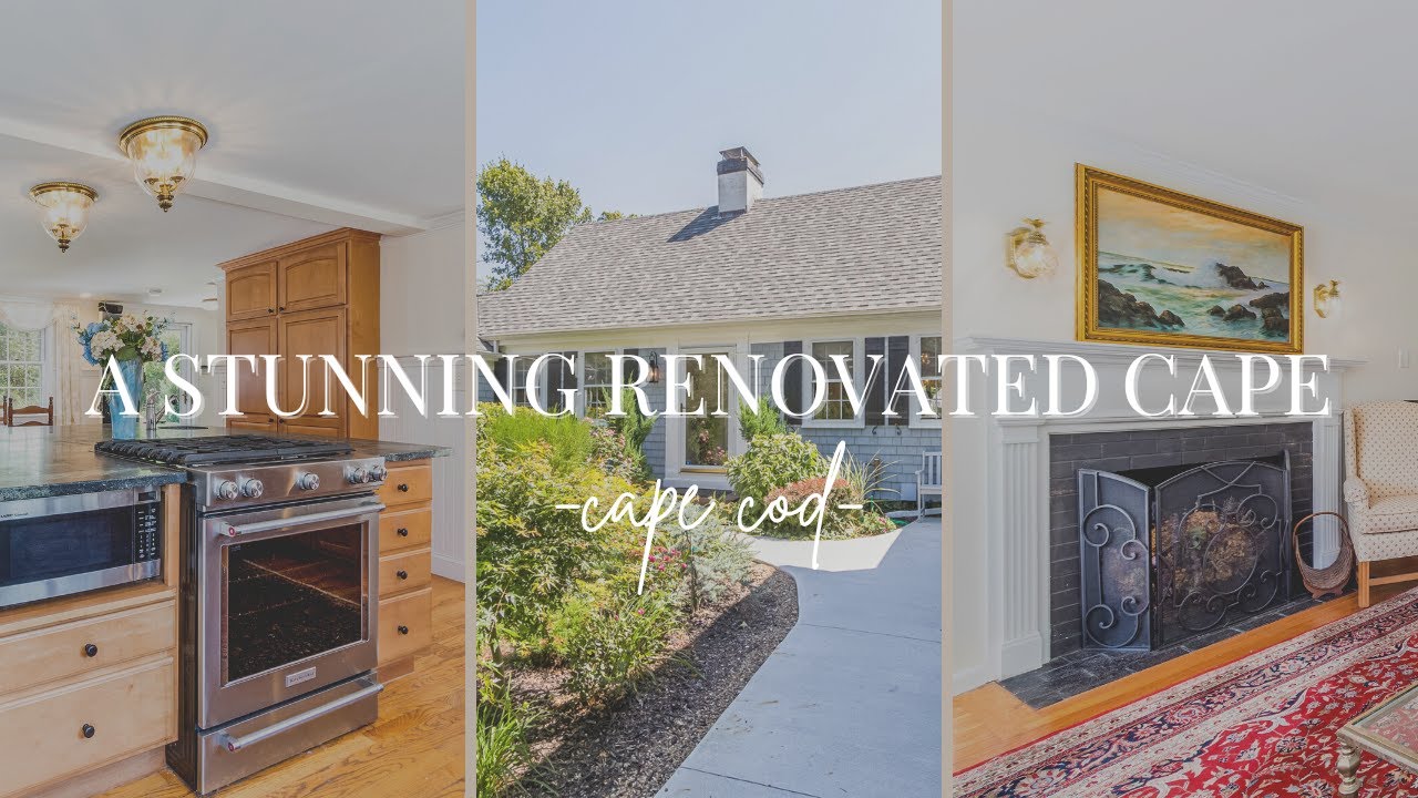 CAPE COD HOUSE TOUR INSIDE A STUNNING RENOVATED CAPE IN BARNSTABLE