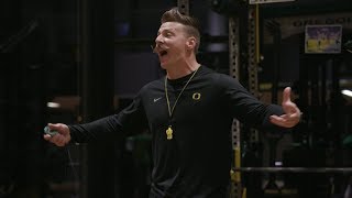 Aaron Feld ignites an energy in Oregon football and puts the team to work to be game ready week...
