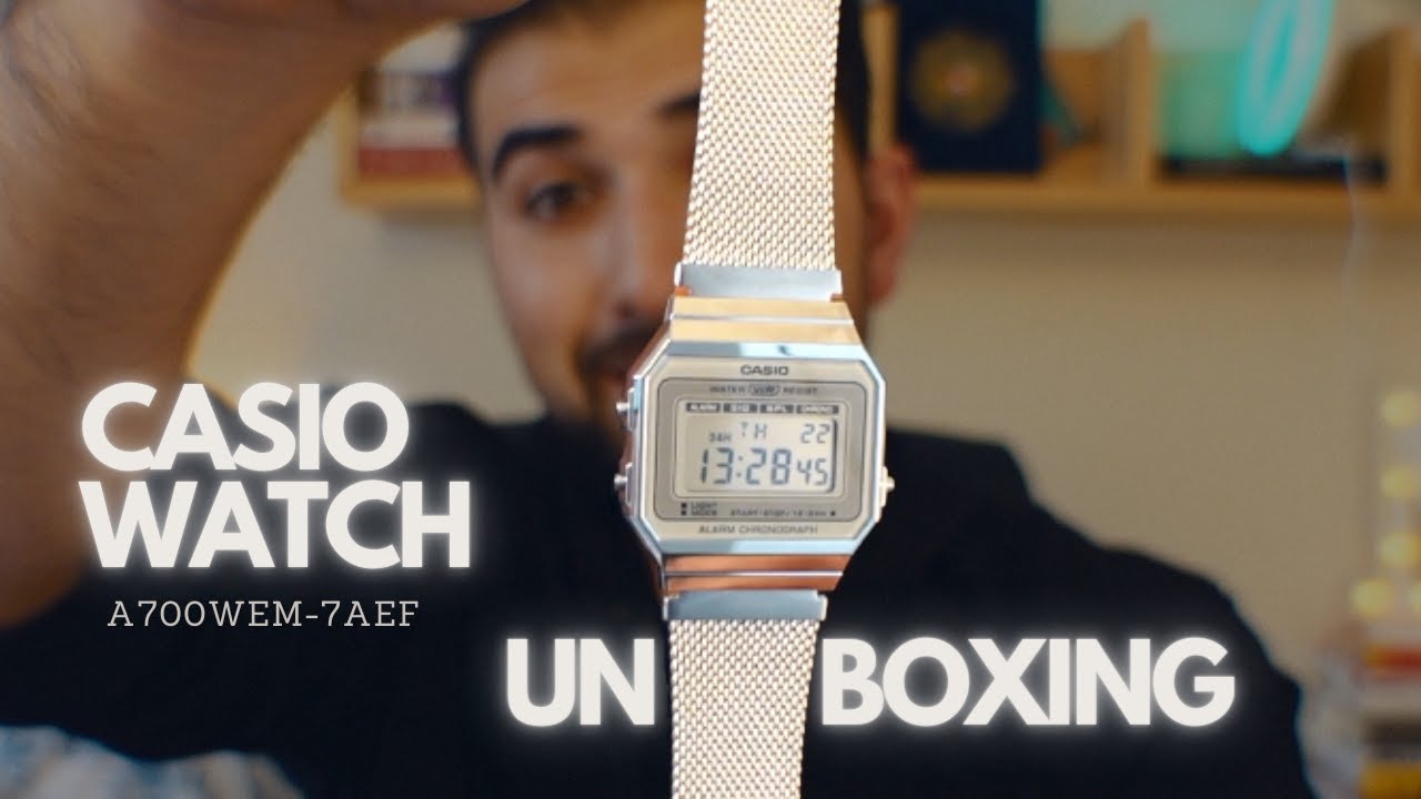 UNBOXING! - Retro Casio A700 in Stainless Steel 