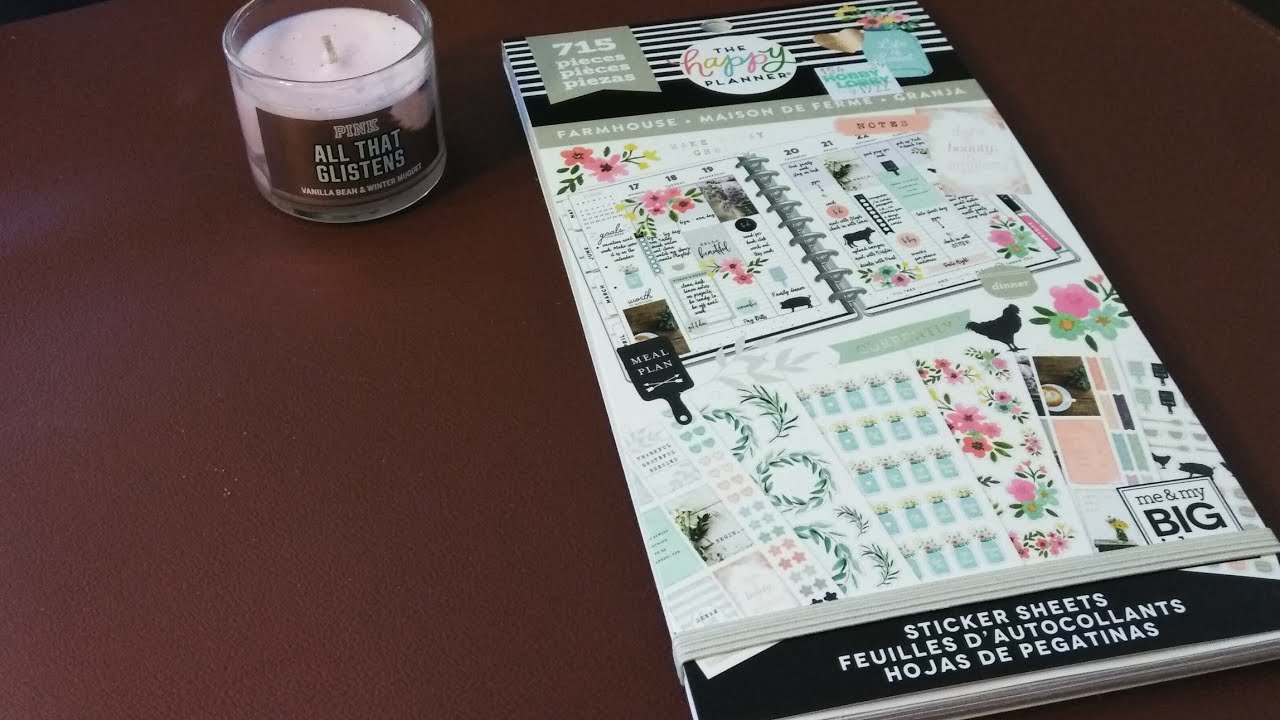 The Happy Planner: Farmhouse Sticker Book / Flipthrough - YouTube