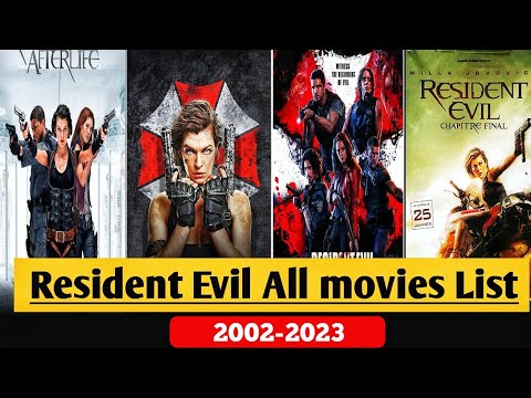 Resident Evil All movies List || Resident evil all part Name || Zombie movies ||
