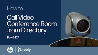 HDX: Call a Video Conference Room from the Directory | HP Support screenshot 2