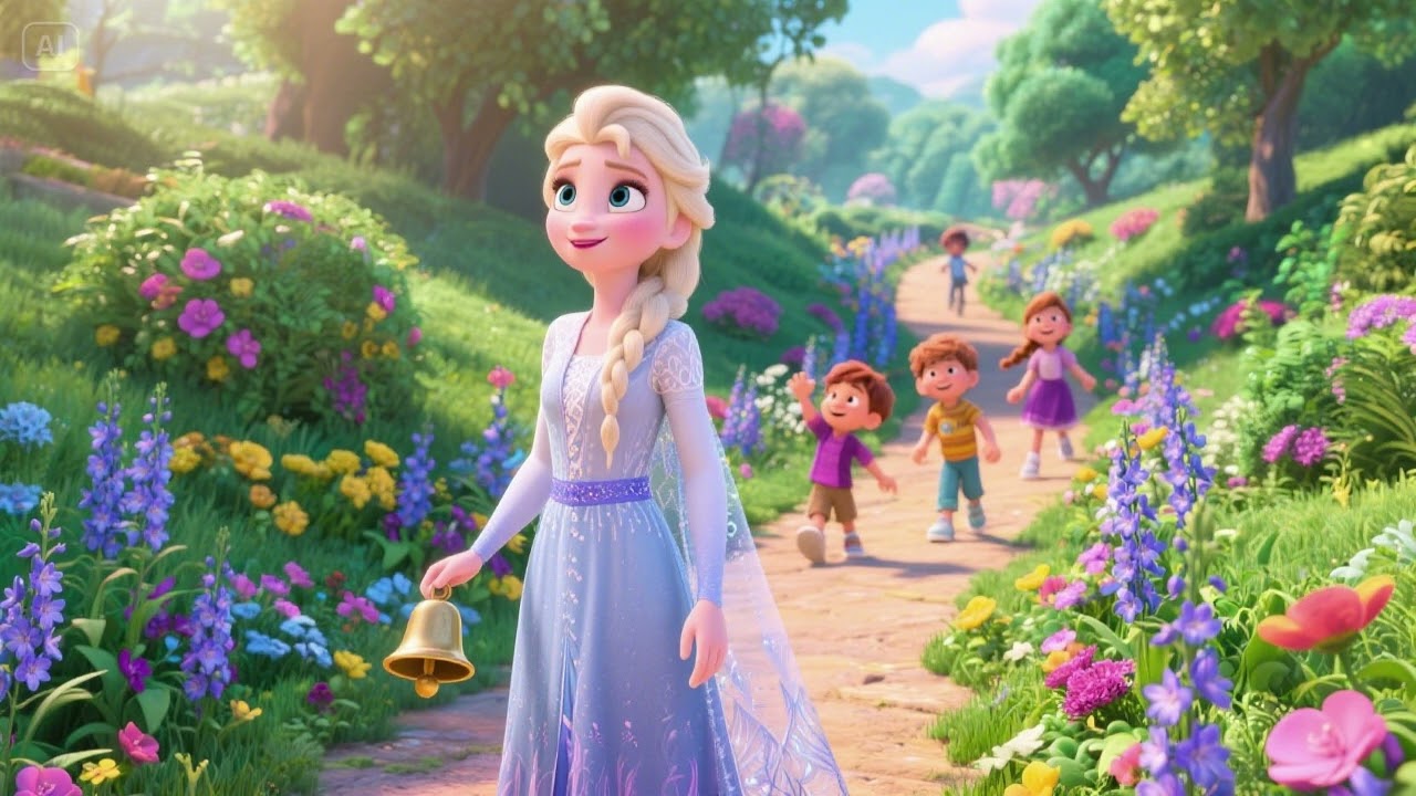 Elsa and the Bellflower Trail 🔔🌸 | A Journey Through Enchanted Blooms