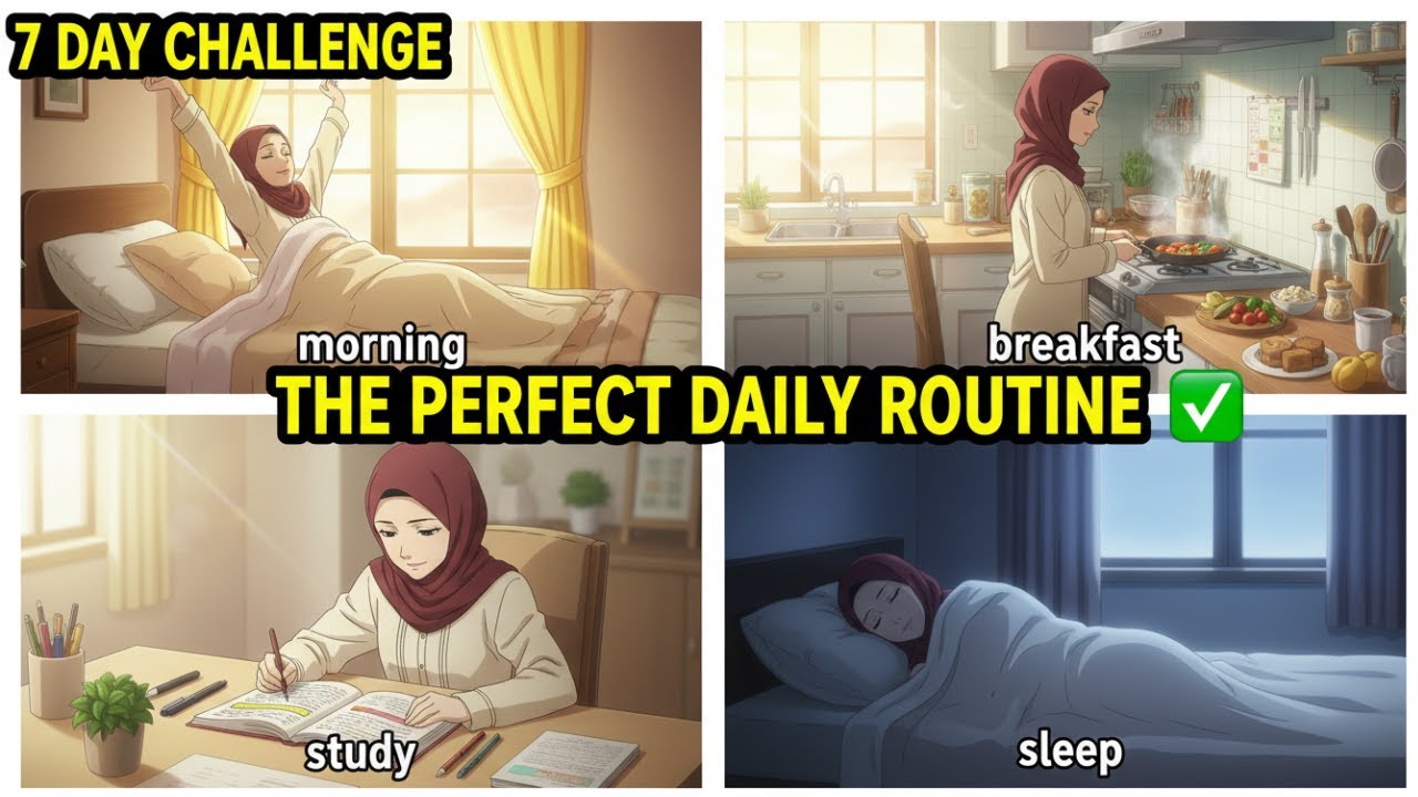 7 Steps to the PERFECT Muslim Student Routine (Fajr to A+ Without ...