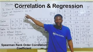 Correlation & Regression: Spearman Rank Order Correlation Coefficient #correlation #statistics 