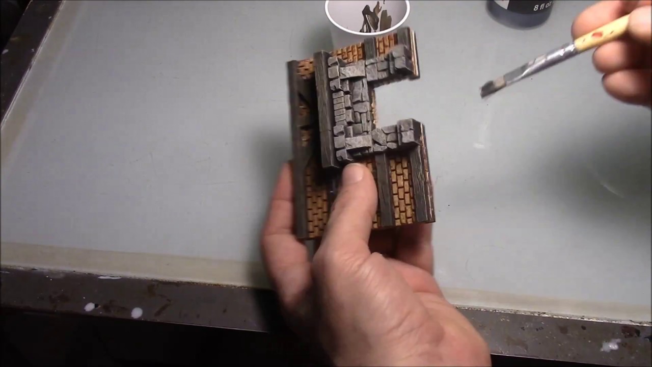 Watermill Step 5C: Painting the Doorways