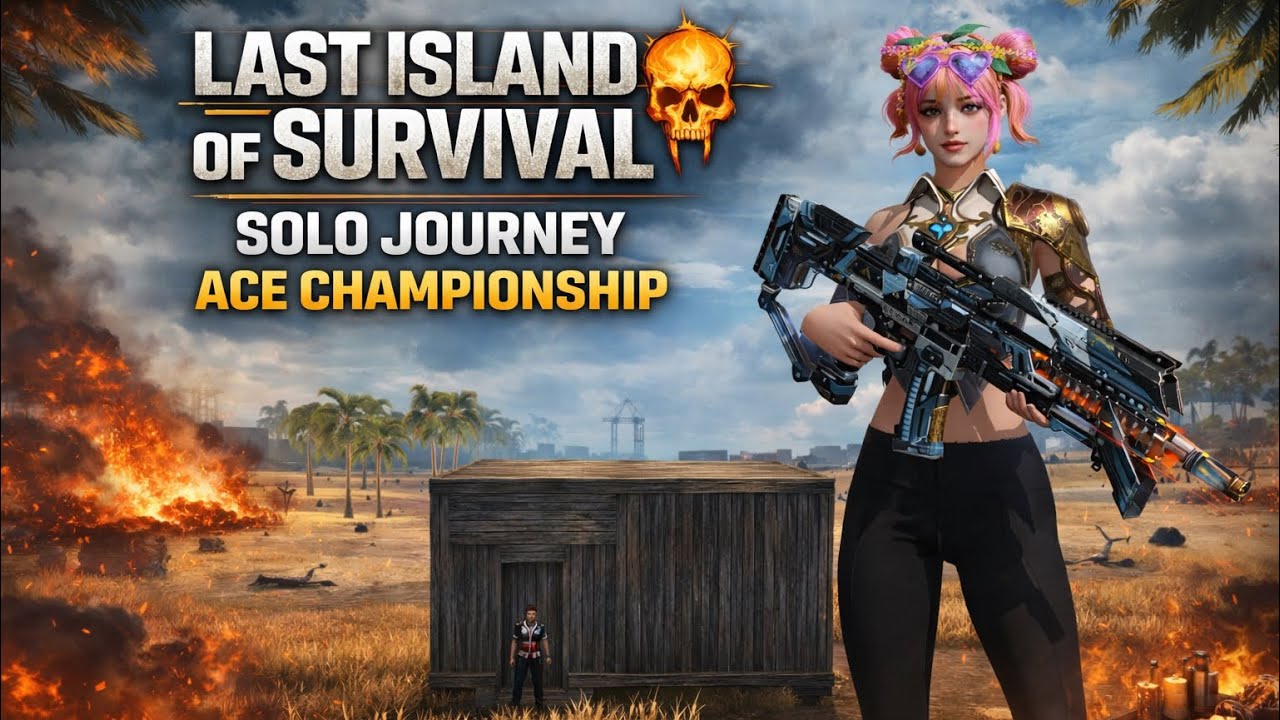 SOLO JOURNEY ACE CHAMPIONSHIP for 14 DAYS 😲 - Last Island of Survival 