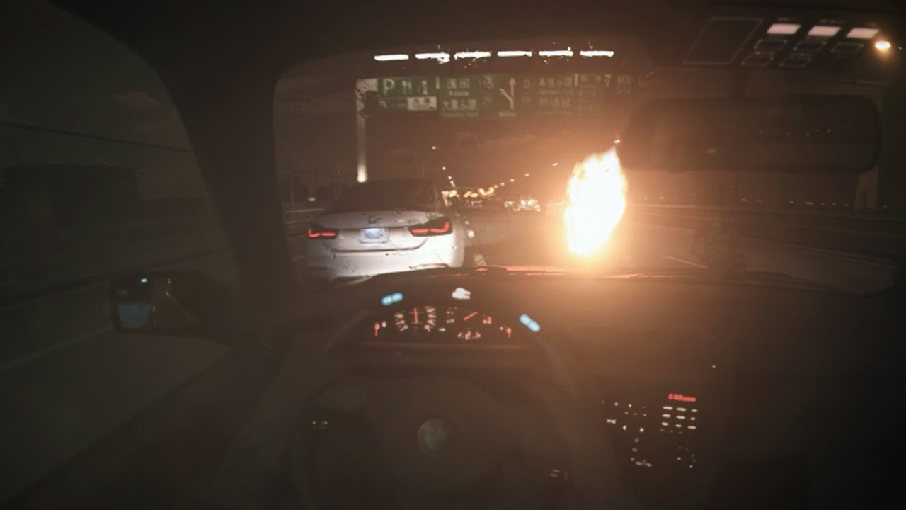 GoPro POV: Flaming E30 & F82 Rainy Night Drive (Assetto Corsa Reshade ...