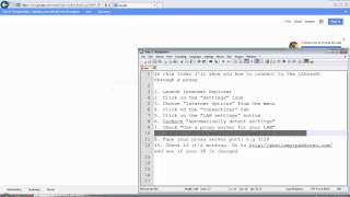Configure proxy settings on Windows