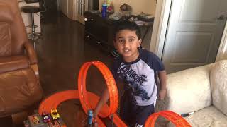 Hotwheels zero gravity slot car set unboxing and setup Hotwheels zero gravity slot car set unboxing and setup