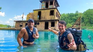 Survival Challenge On Abandoned Tug Boat! (How Long Can we Last?)