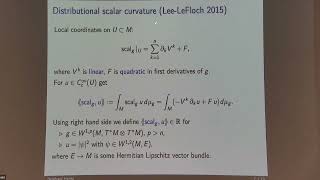 Lipschitz rigidity for scalar curvature - Bernhard Hanke