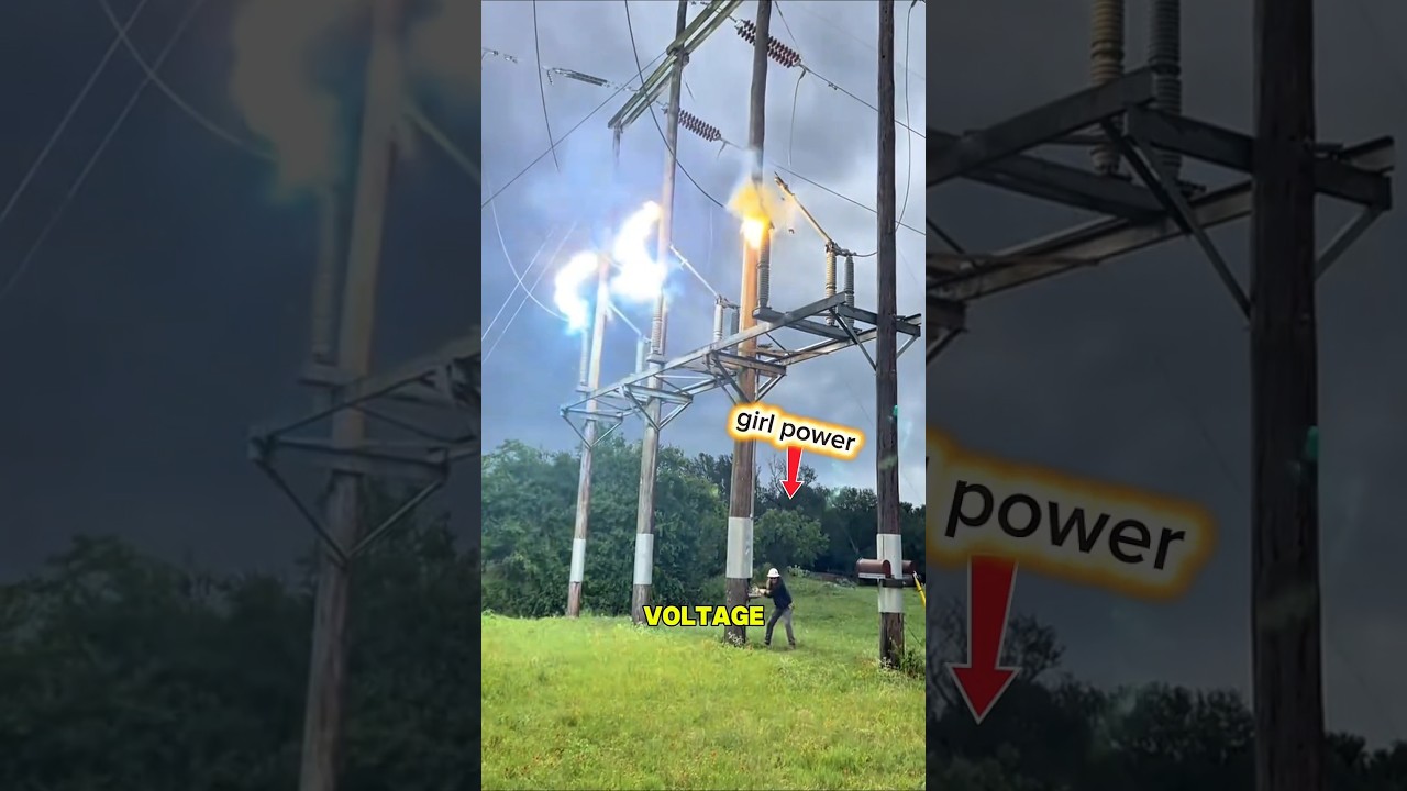 Очень высокое электрическое напряжение может мгновенно ионизировать воздух, создавая ослепляющую ...