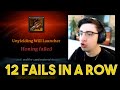 Shroud failed 12 time in a row when honing  lost ark funny  epic moments