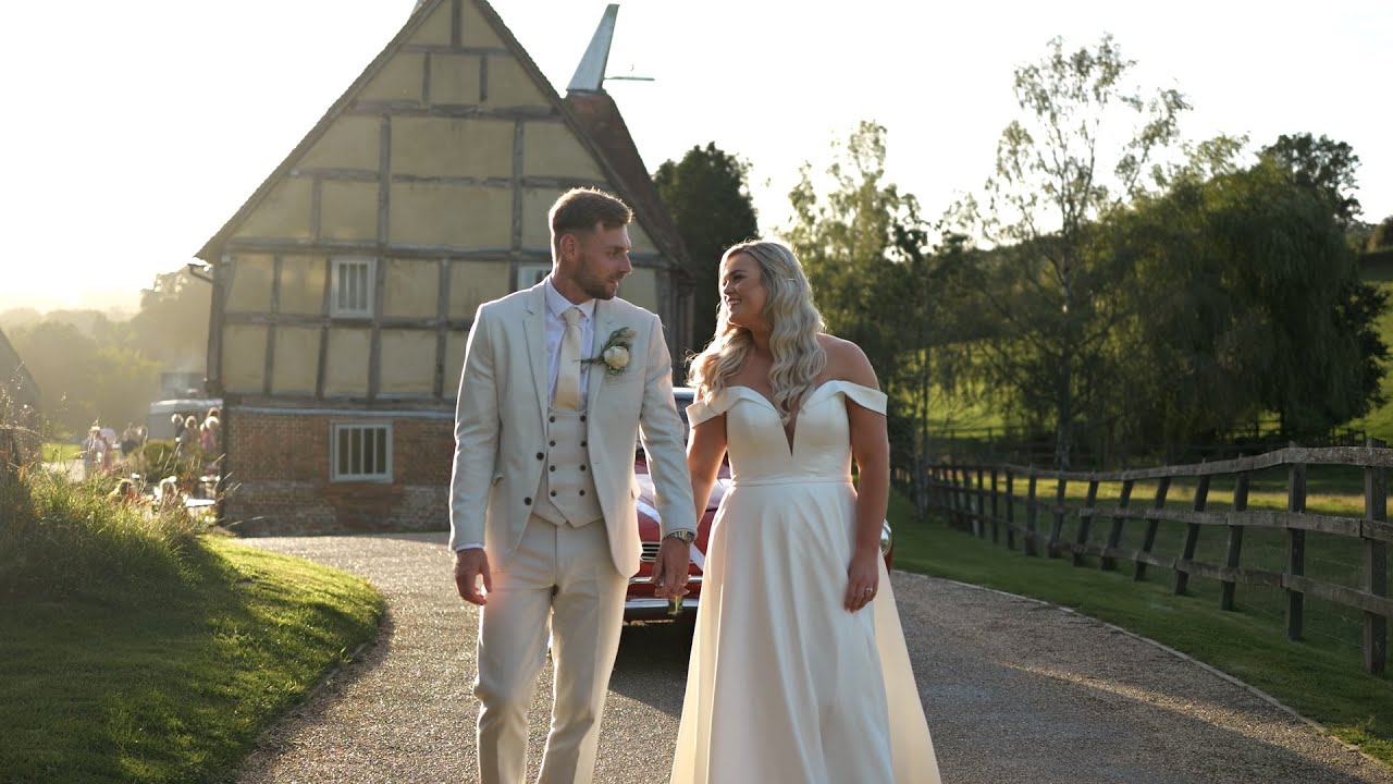 DAN & NICOLE - Cinematic Wedding Video at The Oak Barn, Benenden