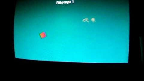 The Impossible Game on attempt 1, Xbox 360. Super funny.